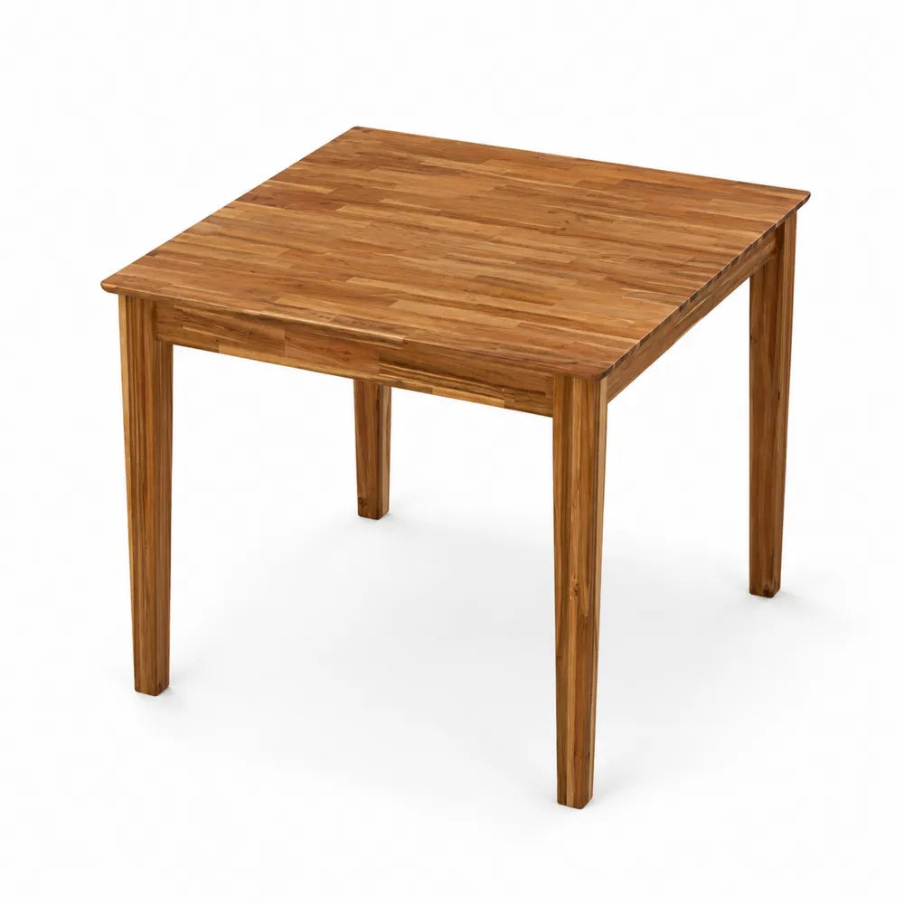 Tavolo quadrato in legno di acacia